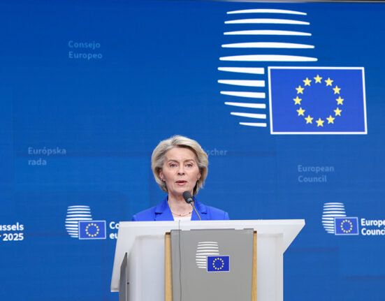 Pirmininkės von der Leyen kalba Europos Parlamento debatuose dėl Europos Vadovų Tarybos susitikimo išvadų
