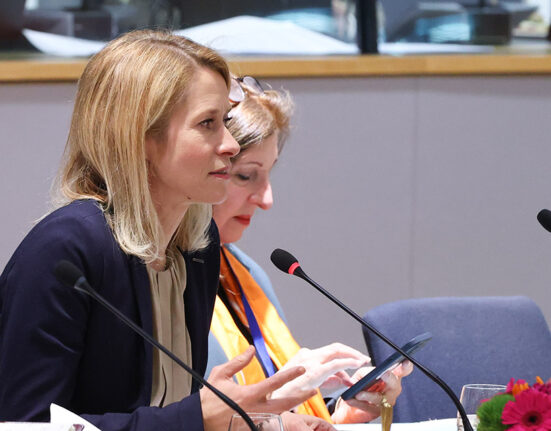 Vyriausiosios įgaliotinės Kaja Kallas spaudos konferencija po Užsienio reikalų tarybos posėdžio