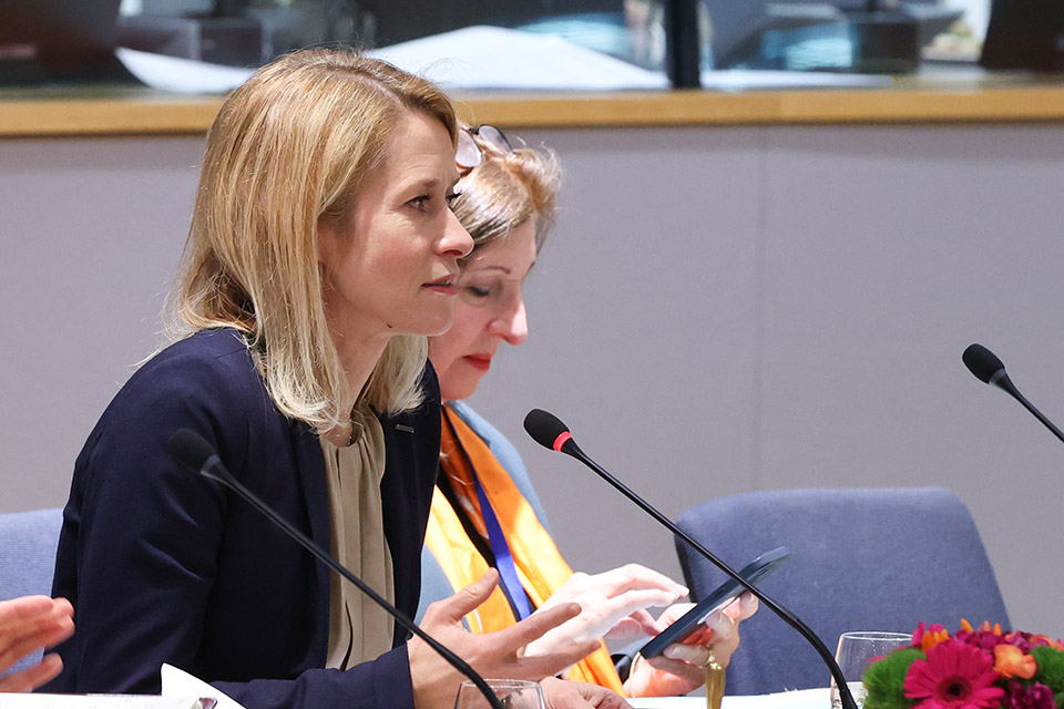 Vyriausiosios įgaliotinės Kaja Kallas spaudos konferencija po Užsienio reikalų tarybos posėdžio