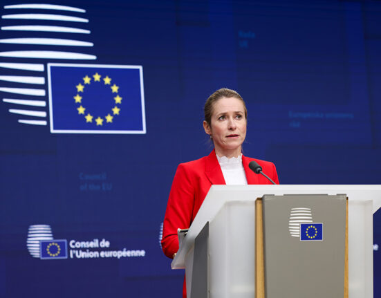 Neformalus Užsienio reikalų tarybos posėdis: vyriausiosios įgaliotinės Kajos Kallas spaudos konferencija