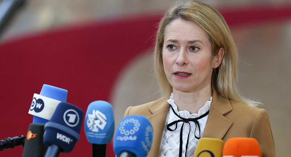 Užsienio reikalų taryba (gynyba): Kaja Kallas apie paramą Ukrainai, Europos gynybą ir derybų rizikas