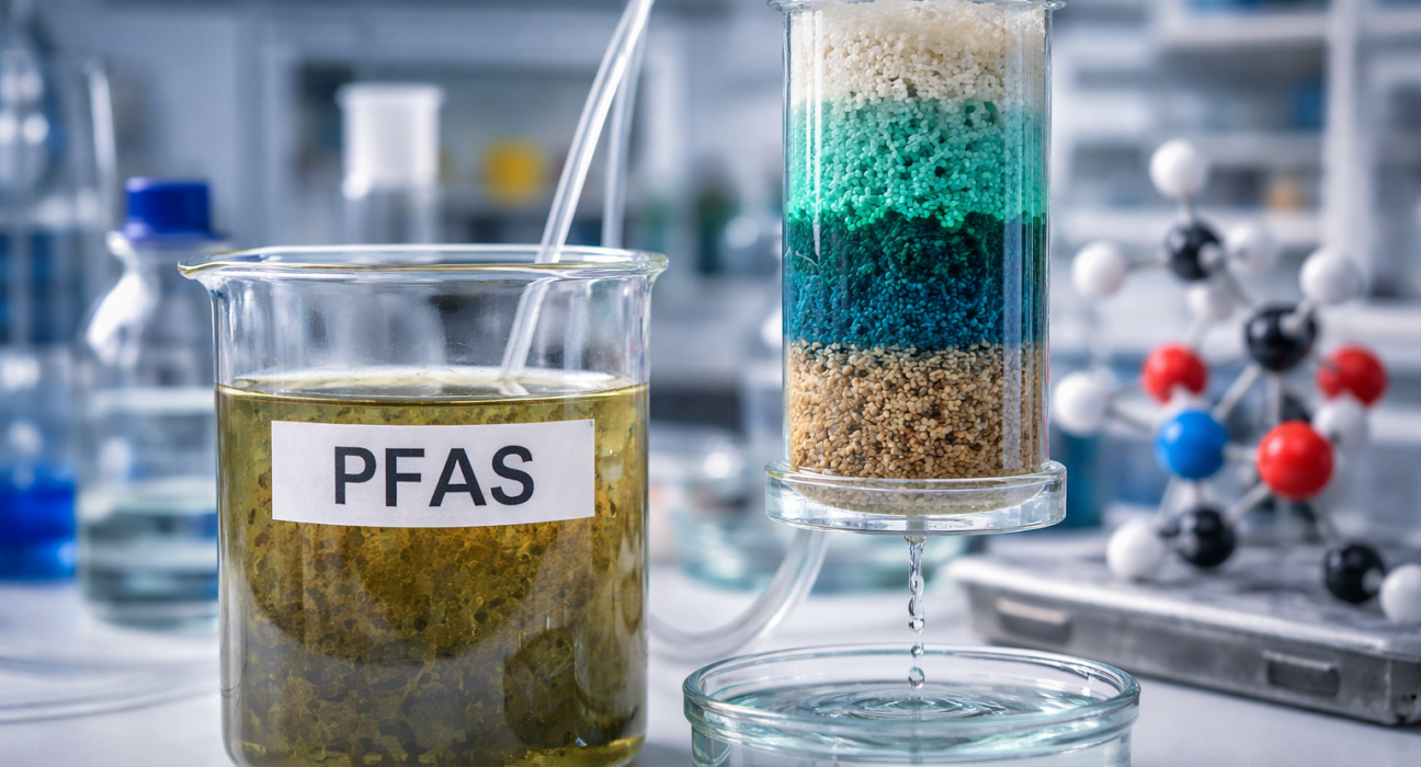 Nauja filtravimo technologija žada proveržį kovoje su PFAS „amžinosiomis“ cheminėmis medžiagomis