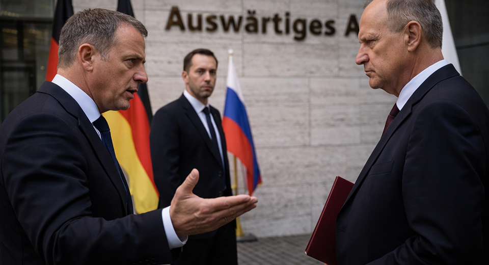 Vokietija išsiuntė Rusijos diplomatą dėl šnipinėjimo bylos, susijusios su karu Ukrainoje