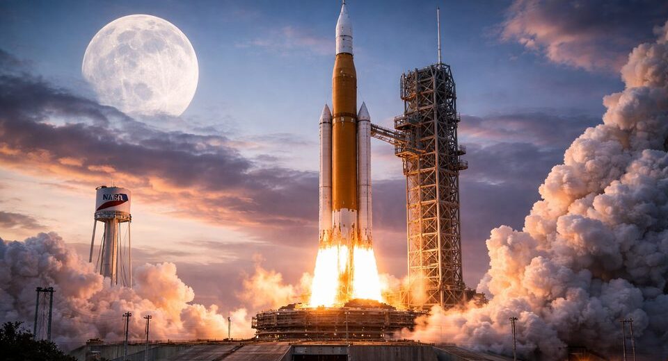 Title: NASA siekia kovo pradžioje vėl nuskraidinti žmones aplink Mėnulį