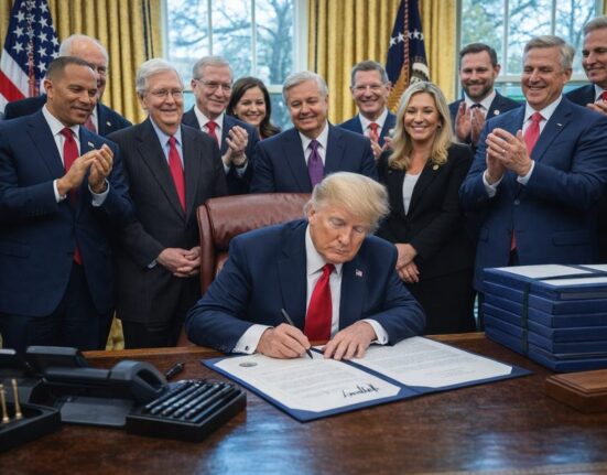 Trumpas pasirašė 1,2 trln. JAV dolerių finansavimo įstatymą ir nutraukė dalinį vyriausybės uždarymą