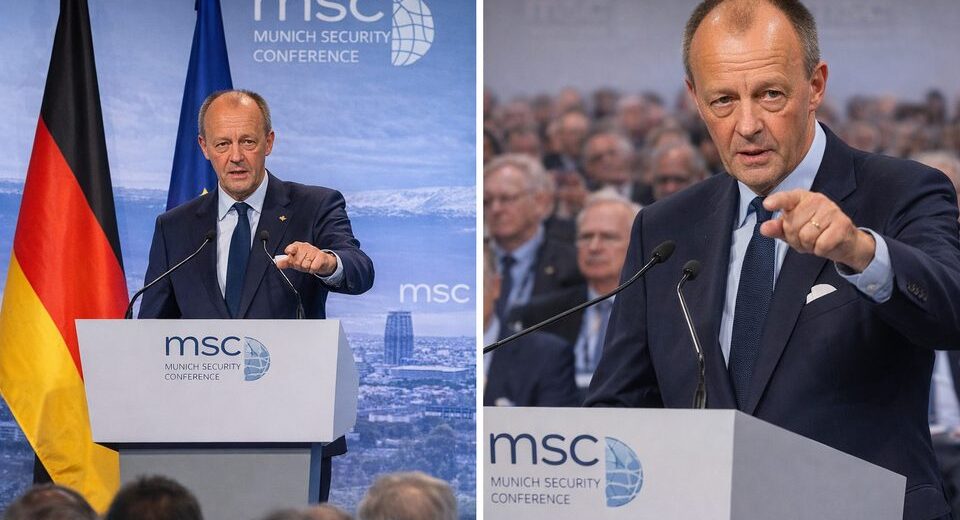 Vokietijos kancleris Miunchene perspėjo: JAV lyderystė silpsta, Europa turi ruoštis savarankiškumui