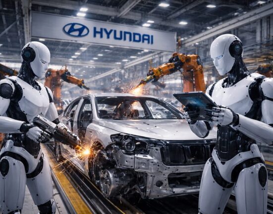 „Hyundai“ diegs dirbtinio intelekto robotus JAV gamyklose, siekdama sumažinti tarifų poveikį pelnui