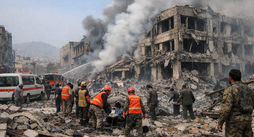 Afganistanas kaltina Pakistaną dėl smūgio Kabule: žuvo šimtai civilių