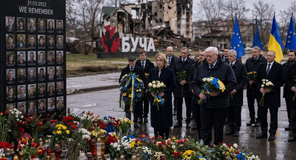 Buča mini ketvirtąsias žudynių metines – ES lyderiai dar kartą patvirtino paramą Ukrainai