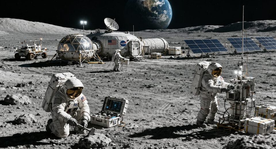 NASA atsisako Mėnulio orbitinės stoties ir planuoja statyti bazę jo paviršiuje