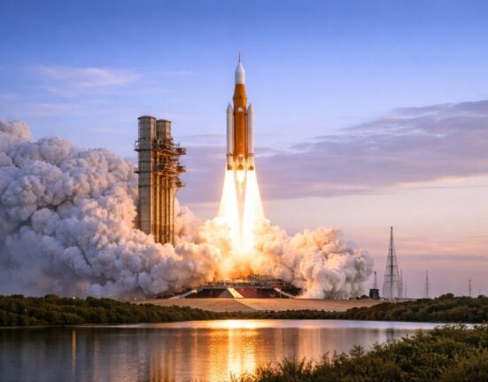 „Artemis II“ misija: astronautai keliauja link Mėnulio po daugiau nei 50 metų pertraukos