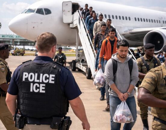 JAV deportacijos į trečiąsias šalis plečiasi: pirmasis skrydis į Ugandą