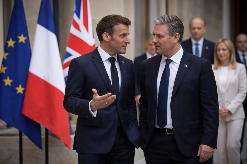Macronas ir Starmeris telkia sąjungininkus dėl Hormūzo sąsiaurio saugumo