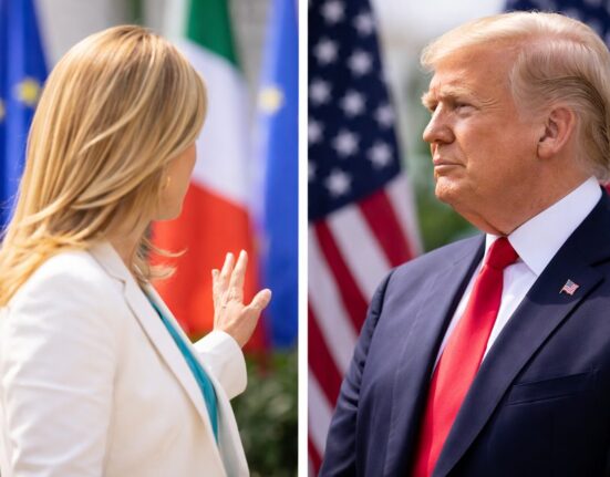 Meloni konfliktas su Trumpu stiprina jos pozicijas Italijoje