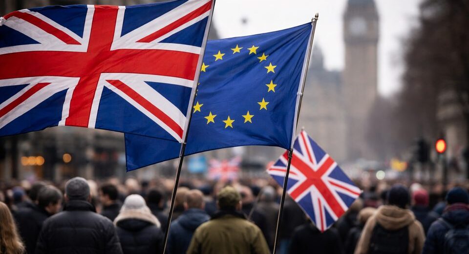 Praėjus dešimtmečiui po „Brexit“: susiskaldžiusi ir įstrigusi Jungtinė Karalystė