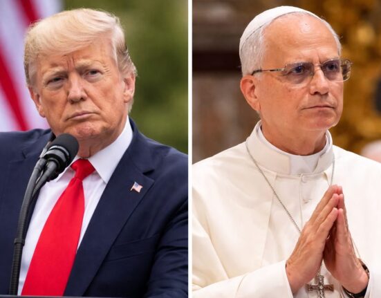 Trumpas atsisako atsiprašyti konflikte su popiežiumi Leonu XIV