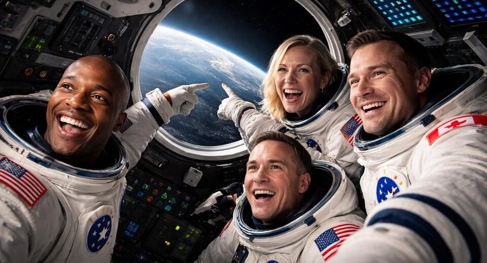 „Artemis II“ astronautai pasiekė naują rekordą – toliausiai nuo Žemės nutolę žmonės istorijoje