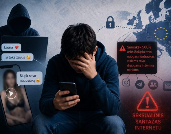 Europoje daugėja internetinio seksualinio šantažo atvejų: nusikaltėliai taikosi į jaunus žmones