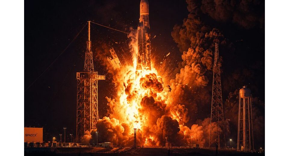 „Blue Origin“ nesėkmė Floridoje: starto aikštelėje sprogo „New Glenn“ raketa ir Jeffo Bezoso iššūkis Elonui Muskui
