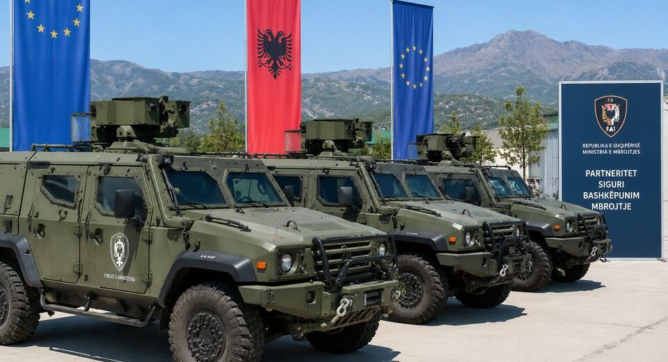Europos taikos priemonė: ES skyrė dar 21 mln. eurų Albanijos kariuomenei stiprinti
