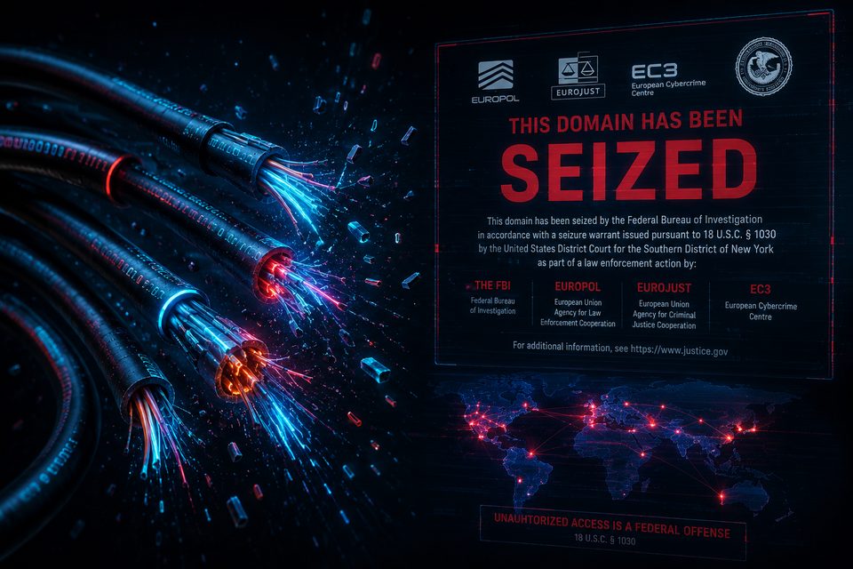 Pasaulinis teisėsaugos kirtis kiberfaktoriams: sunaikintas ransomware grupuočių naudotas „First VPN“ tinklas