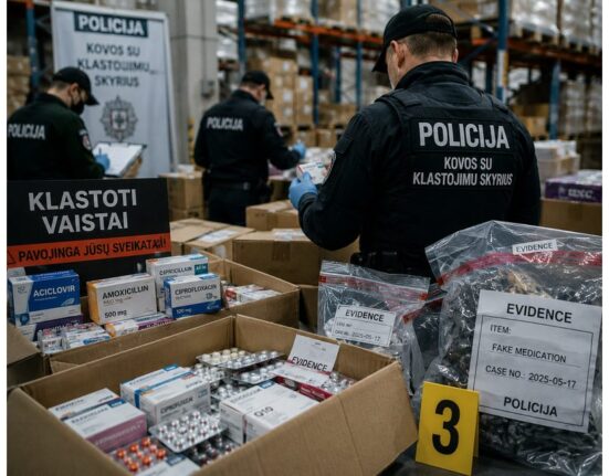 Europolo smūgis šešėliniam verslui: sutriuškintas 240 mln. eurų nelegalių papildų tinklas