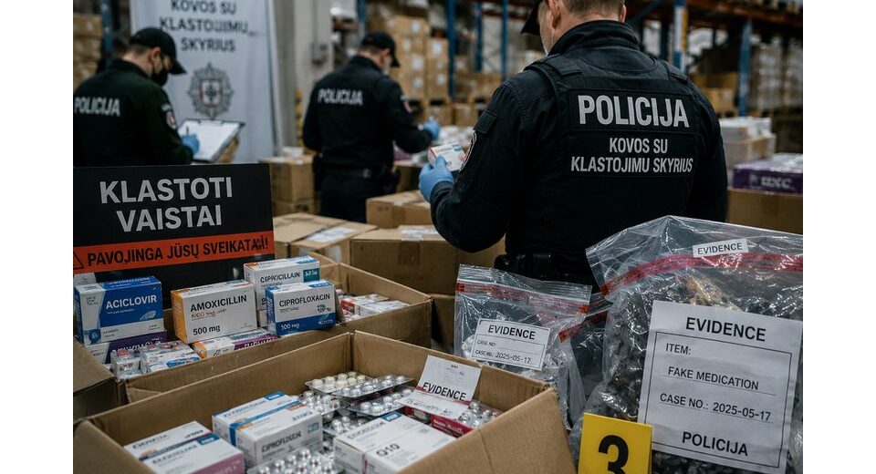 Europolo smūgis šešėliniam verslui: sutriuškintas 240 mln. eurų nelegalių papildų tinklas