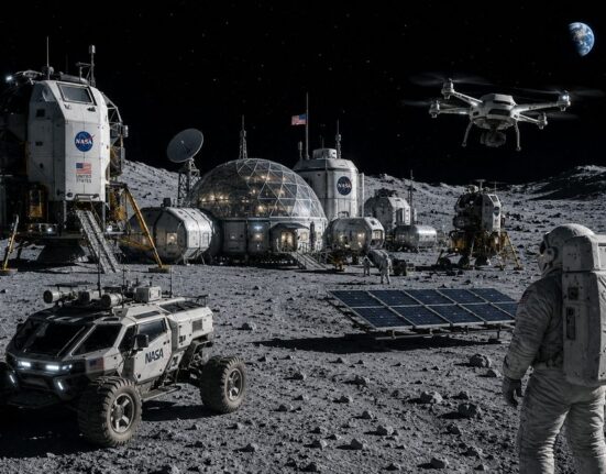 NASA rengia ambicingus Mėnulio bazės planus: nuo naujos kartos bagių iki specializuotų dronų