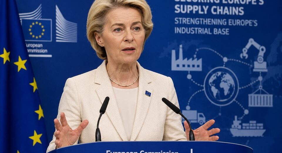 Europos Komisijos kova dėl ekonominio suvereniteto: Ursula von der Leyen ruošiasi griežtiems prekybos ribojimams su Kinija