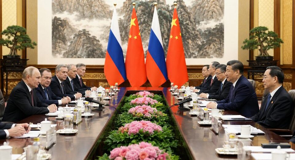 Viršūnių susitikimas Pekine: Xi Jinpingas ir Vladimiras Putinas demonstravo tvirtus ryšius