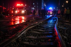 Tragedija prie Londono: keleivinių traukinių susidūrimas Bedforde nusinešė mašinisto gyvybę