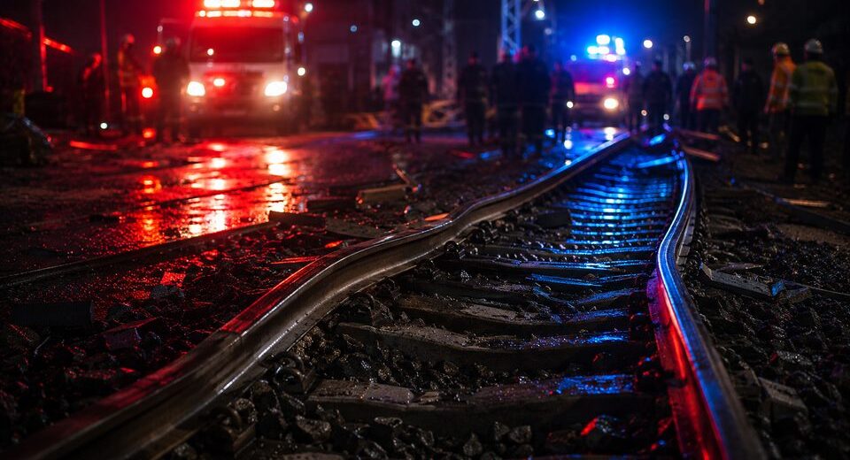 Tragedija prie Londono: keleivinių traukinių susidūrimas Bedforde nusinešė mašinisto gyvybę