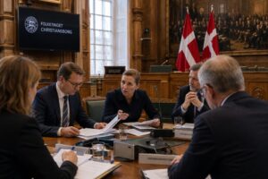 Politinis stabilumas Kopenhagoje: Mette Frederiksen suformavo naują Danijos vyriausybę po kelis mėnesius trukusių derybų