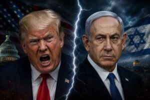 Donaldo Trumpo įniršis ant Benjamino Netanyahu: kas sukėlė rimtą krizę tarp JAV ir Izraelio lyderių