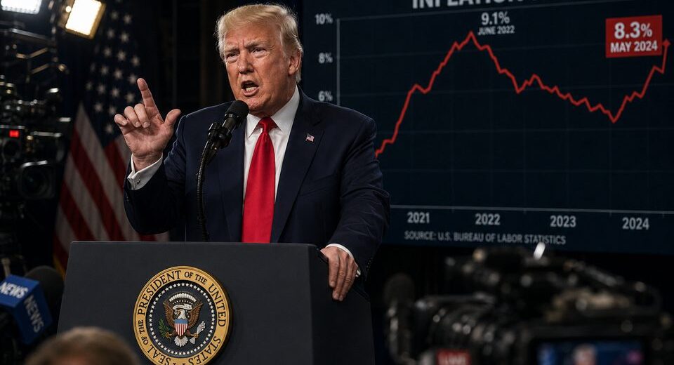 Donaldo Trumpo pareiškimas dėl infliacijos sulaukė prieštaringų vertinimų JAV kainų kilimo fone
