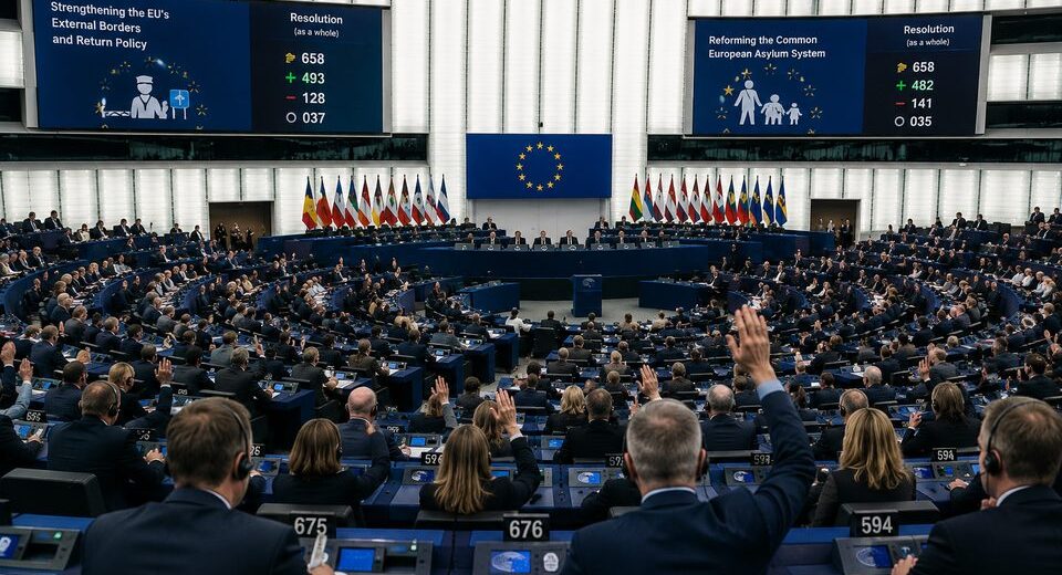 ES įstatymų leidėjai pritarė griežtesnei migrantų politikai: steigiami deportacijos centrai už Bendrijos ribų