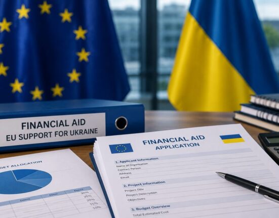 Parama Ukrainai: Europos Komisija pervedė pirmąją 3,2 milijardo eurų išmoką