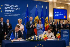 Istorinė investicijų konferencija: ES ir partneriai Moldovai skiria iki 641 milijono eurų