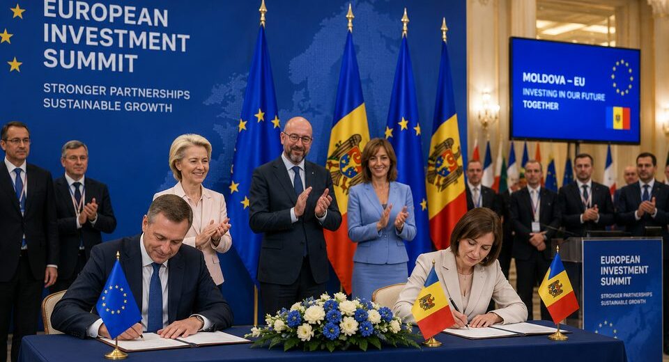 Istorinė investicijų konferencija: ES ir partneriai Moldovai skiria iki 641 milijono eurų