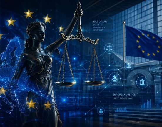 ES teisingumo suvestinė 2026 m.: Europos Komisija didina spaudimą teismų nepriklausomumui ir skaitmenizacijai