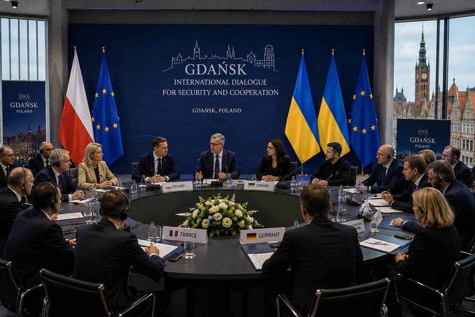 Gdansko pagalbos forumas: Ukraina ir Lenkija išlygino istorinius ginčus, nepaisant Zelenskio nebuvimo
