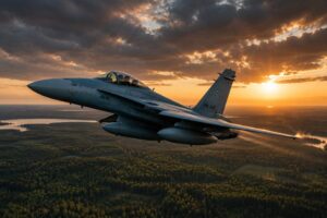 Incidentas Latvijoje: NATO naikintuvas oro erdvėje numušė paklydusį karinį droną