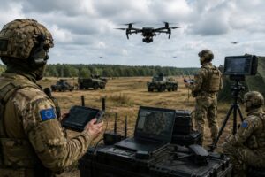 Pietų Korėja apmokys pusę milijono „dronų karių“, o Europa kuria karinius centrus ir sprendžia pamokų mokyklose klausimą