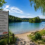Vokietijos maudymosi ežeras sulaukė griežtos kritikos dėl draudimo nekalbantiems vokiškai