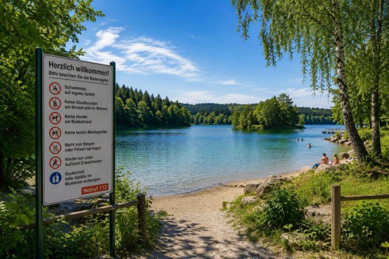 Vokietijos maudymosi ežeras sulaukė griežtos kritikos dėl draudimo nekalbantiems vokiškai