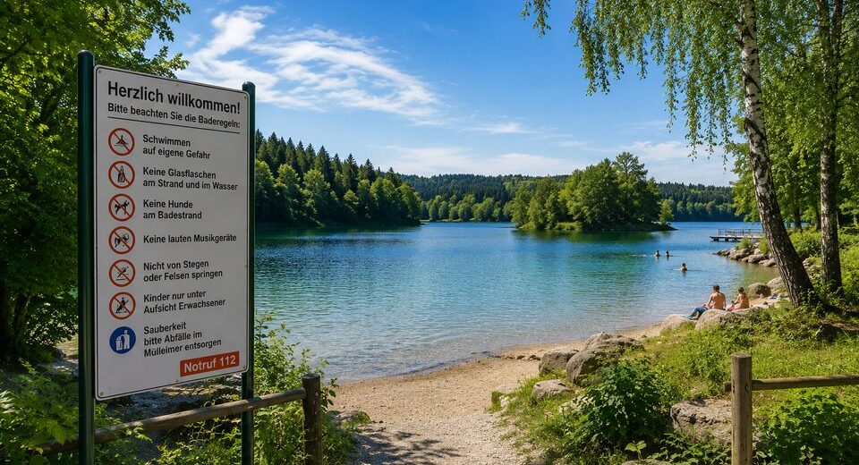 Vokietijos maudymosi ežeras sulaukė griežtos kritikos dėl draudimo nekalbantiems vokiškai