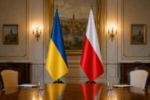 Diplomatinis ginčias: V. Zelenskio sprendimas suteikti kariniam daliniui istorinį pavadinimą supykdė Lenkiją