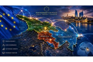 Europos Sąjungos diplomatijos proveržis Pietų Kaukaze: U. von der Leyen pristatė paramos ir taikos paketus Armėnijai bei Azerbaidžanui