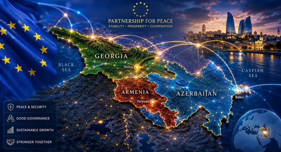 Europos Sąjungos diplomatijos proveržis Pietų Kaukaze: U. von der Leyen pristatė paramos ir taikos paketus Armėnijai bei Azerbaidžanui