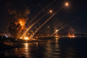 Paliaubų pabaiga: JAV galingais smūgiais užpultas Iranas atsako raketomis į amerikiečių bazes